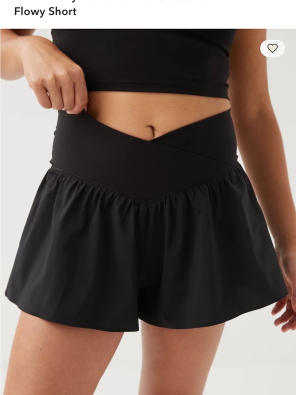 OFFLINE By Aerie Real Me Crossover Flowy Short small NWOT